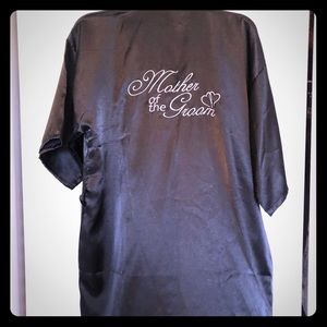 Mother Of Groom Black Robe with tie